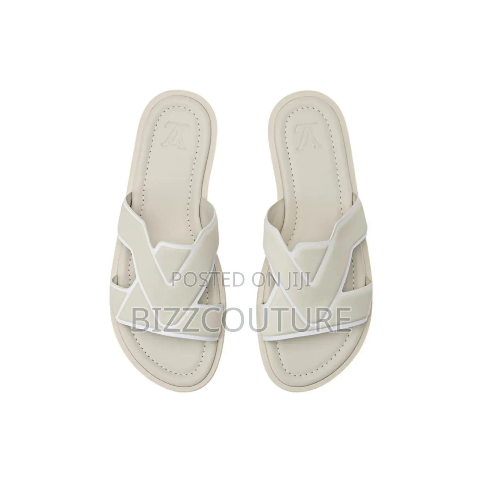 Original Louis Vuitton Leather Slippers Available in Store