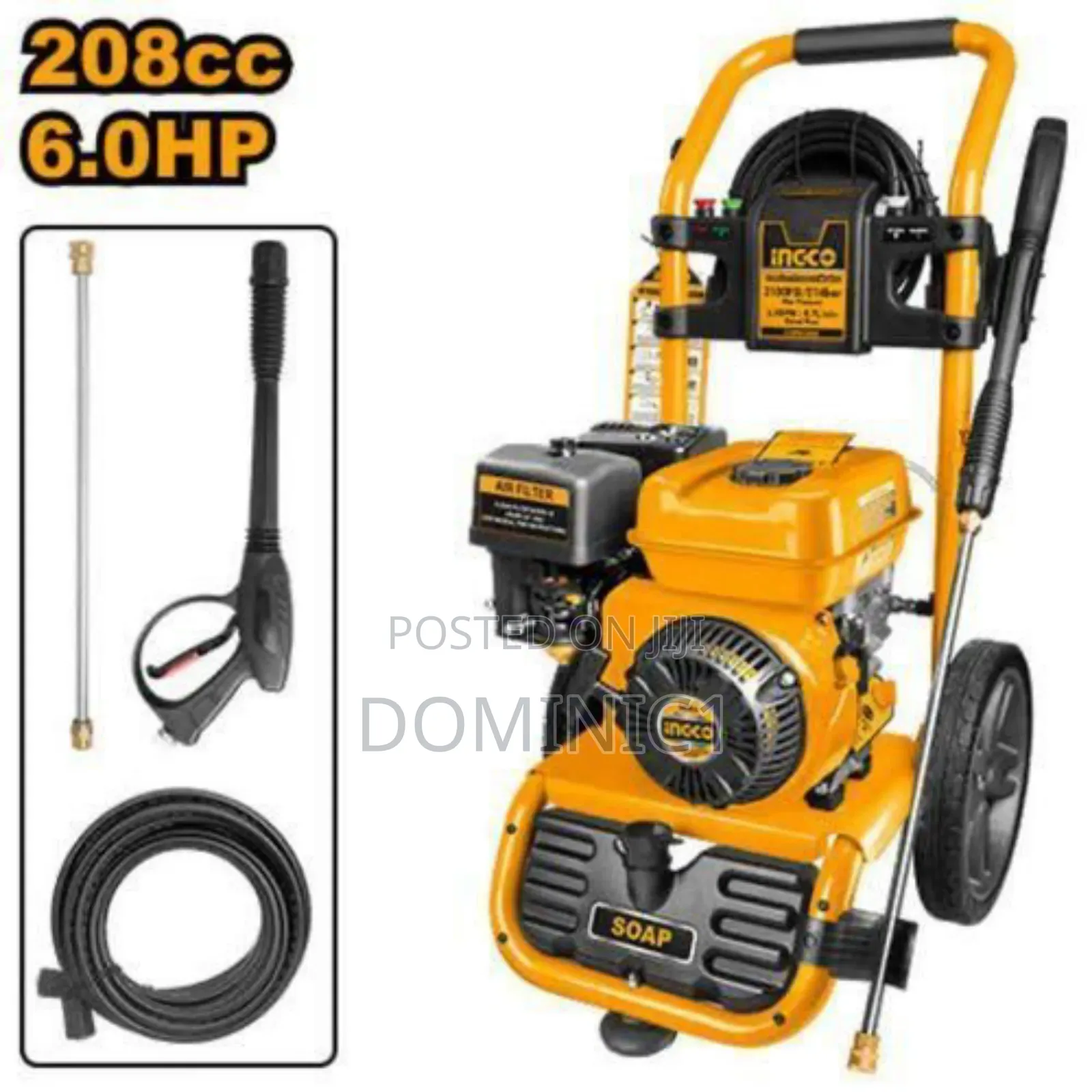 Ingco Ghpw2003 Gasoline Pressure Washer 6.0hp