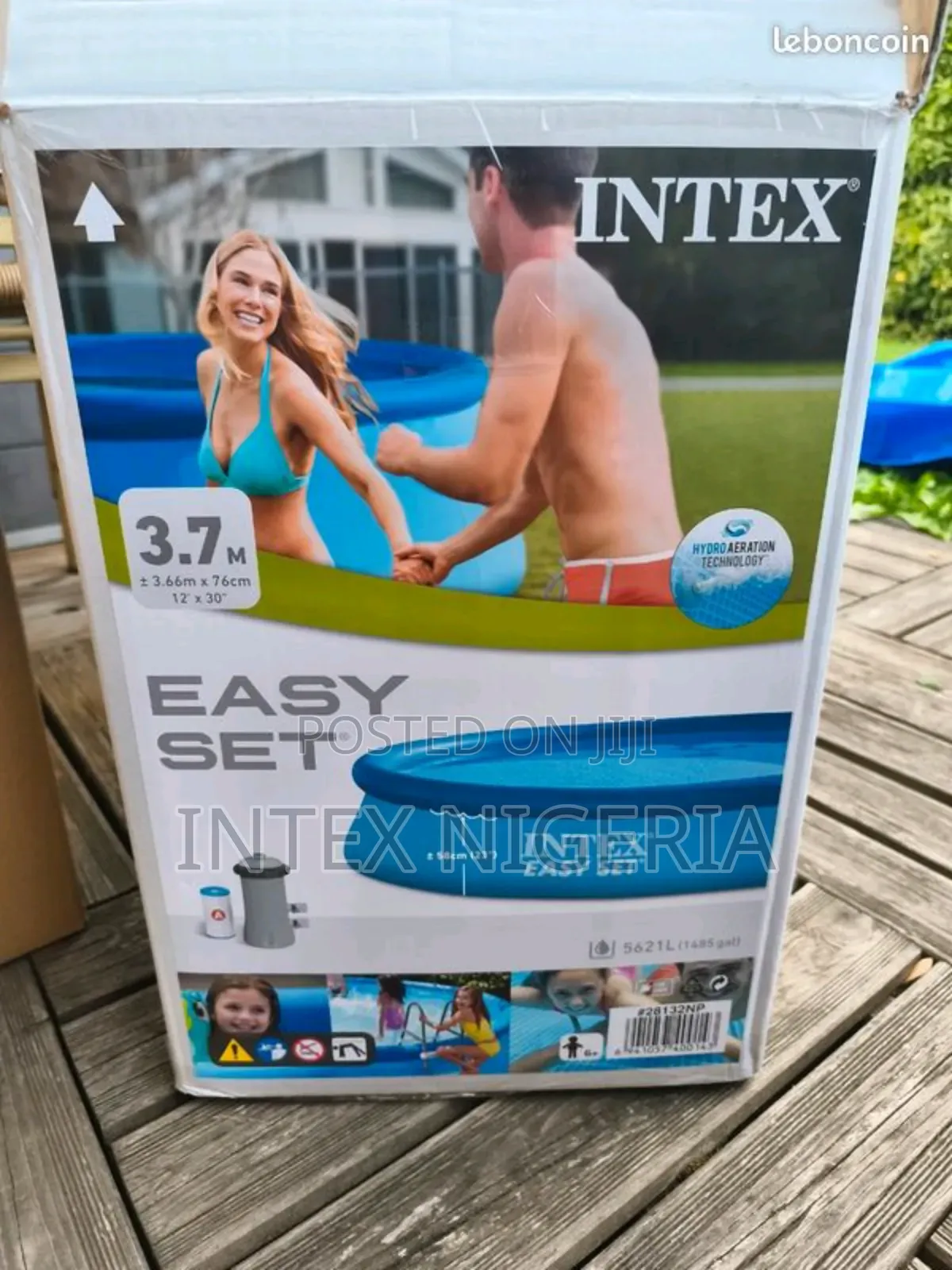 Intex Inflatable Easy Set Swimming Pool ( 12ft X 30 Inches )
