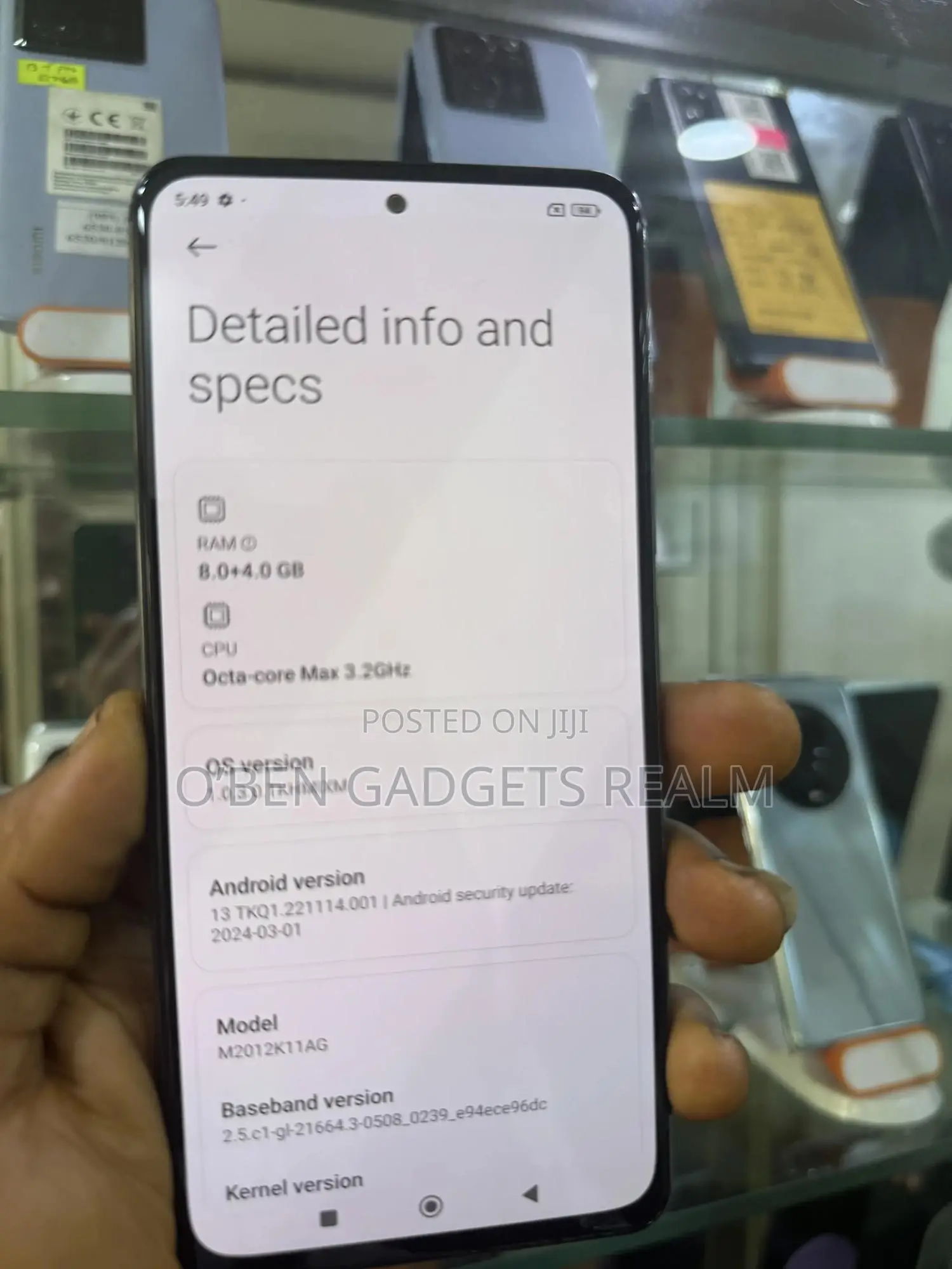 Xiaomi Poco F3 256 GB Black
