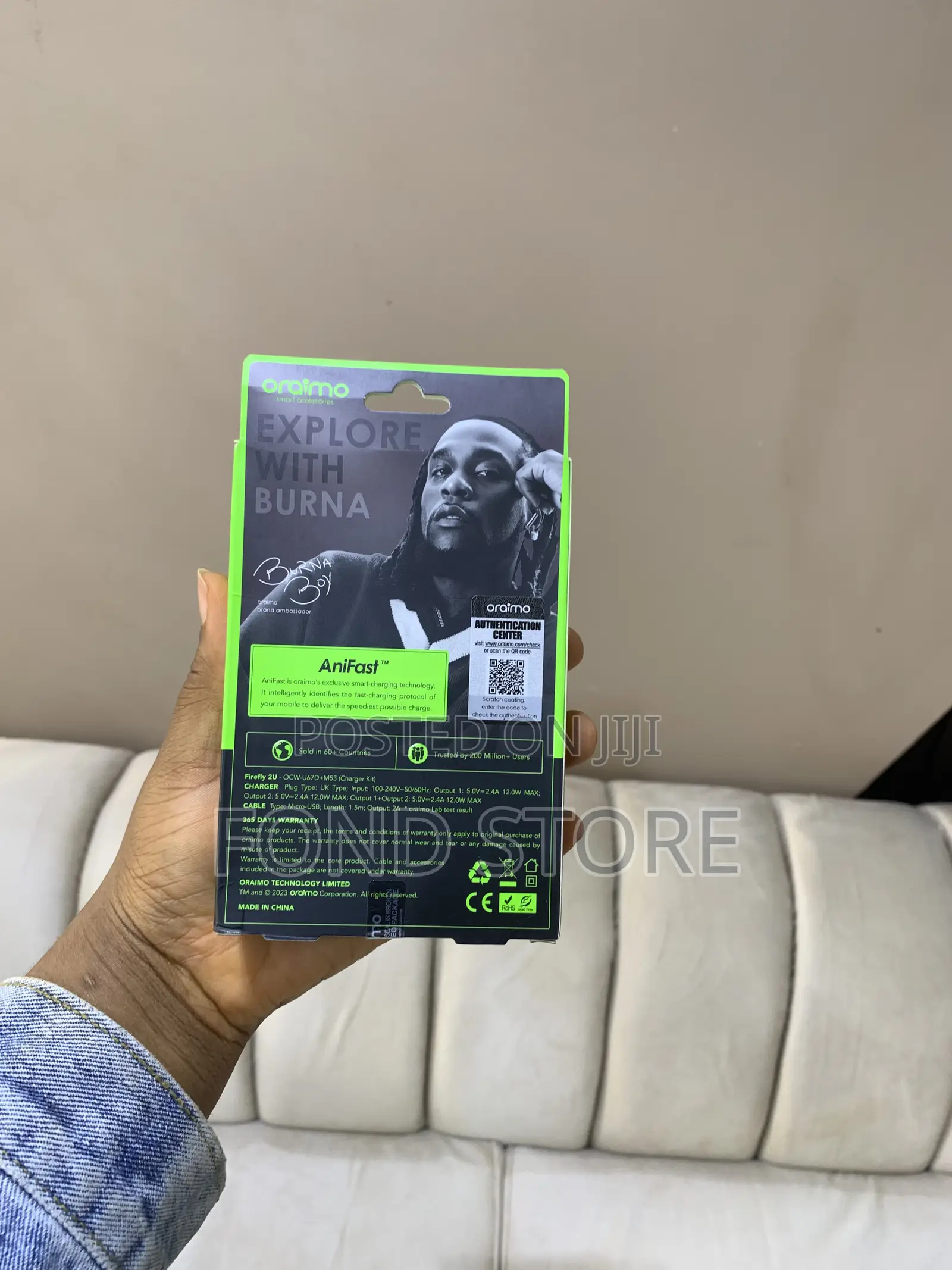 0raimo 2.4a Fast Charger