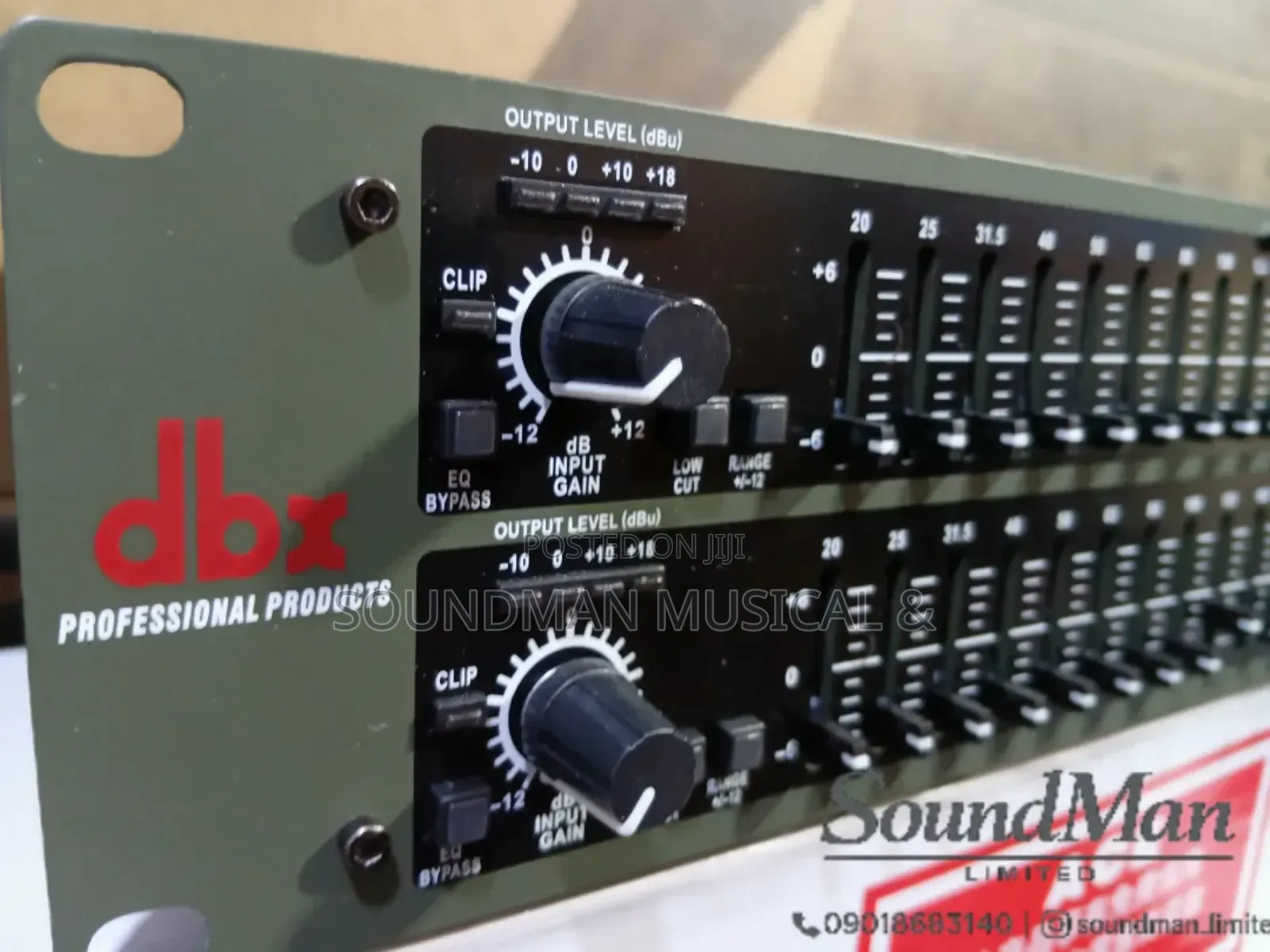 DBX Professional 231 Dual Channel Graphics Equalizer