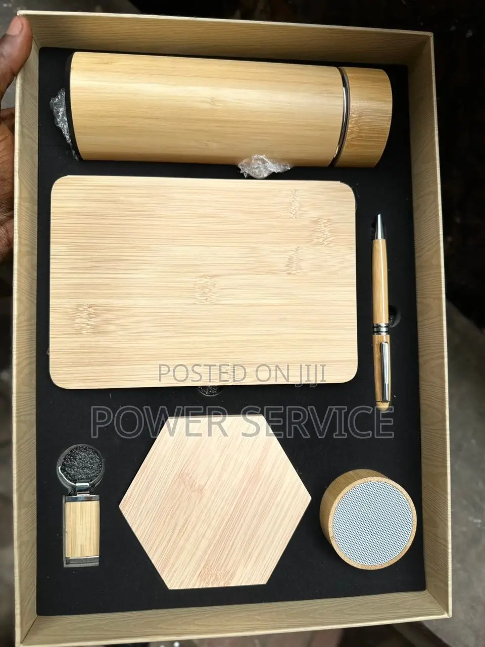 6 in 1 Bamboo Corporate Gift Set,