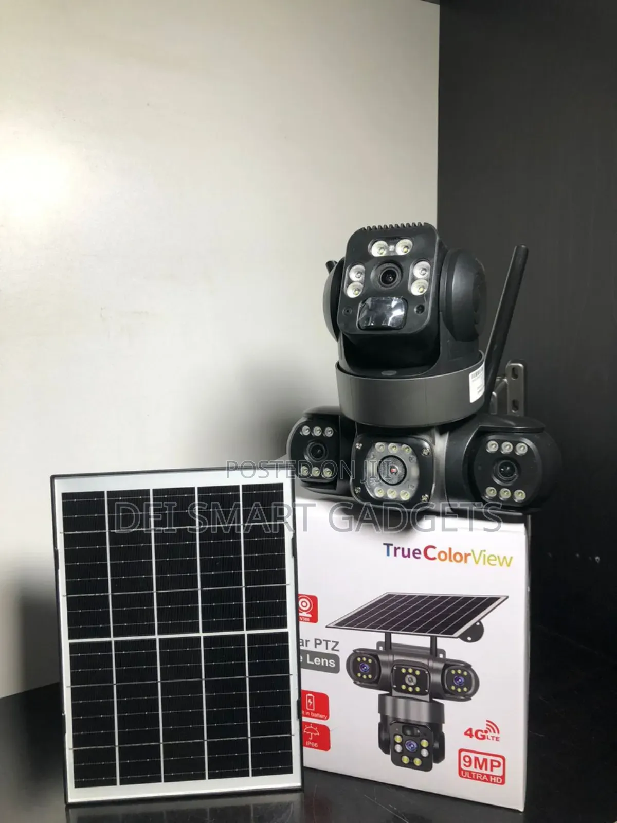 Triple Lens 4g Solar Camera 9mp