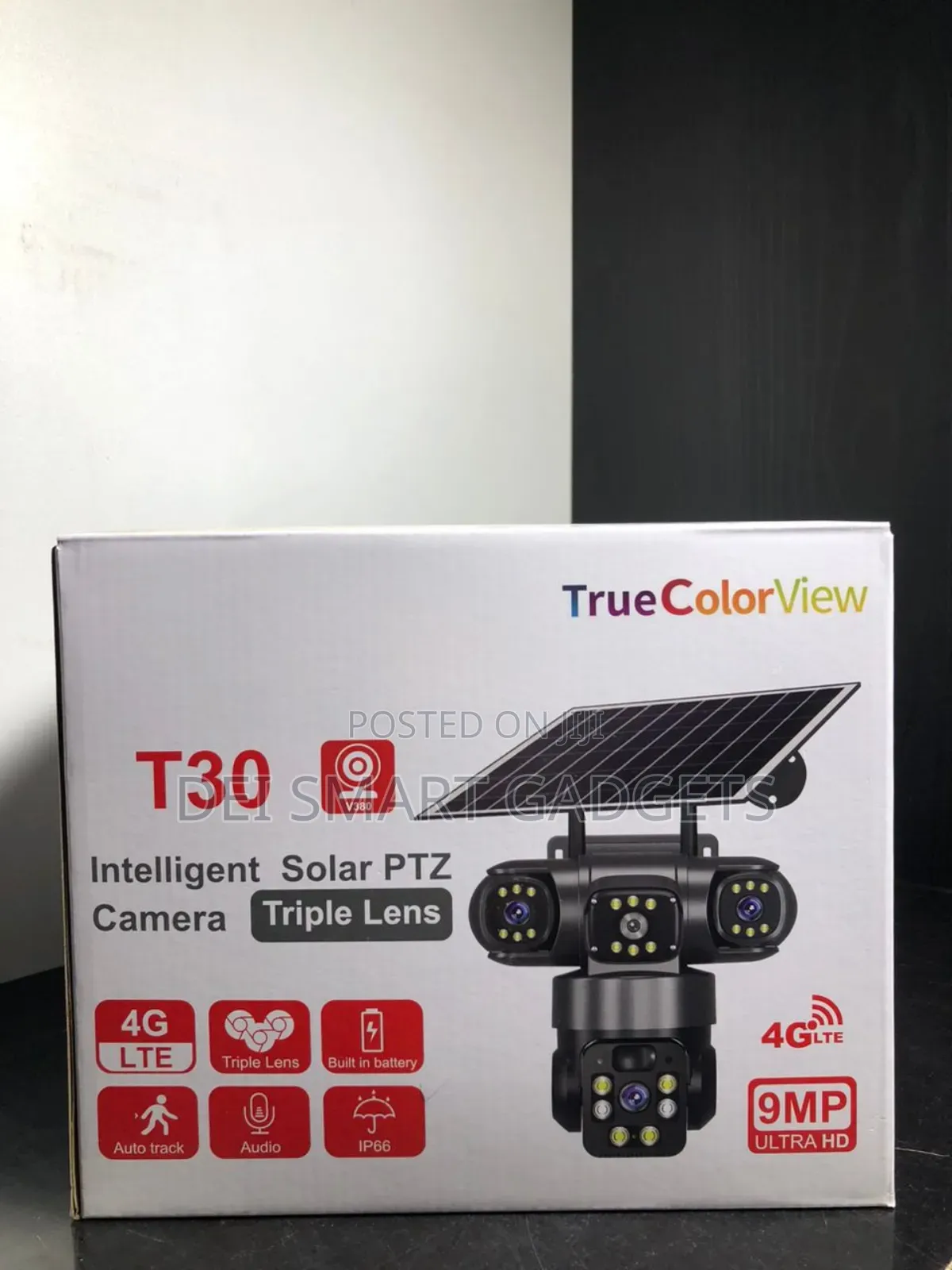 Triple Lens 4g Solar Camera 9mp