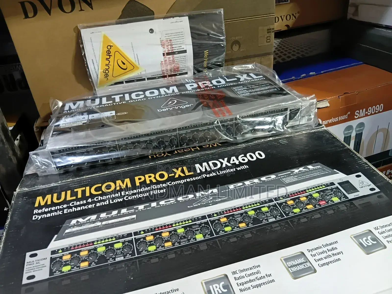 Behringer – Multicom Pro-Xl Mdx4600 Compressor