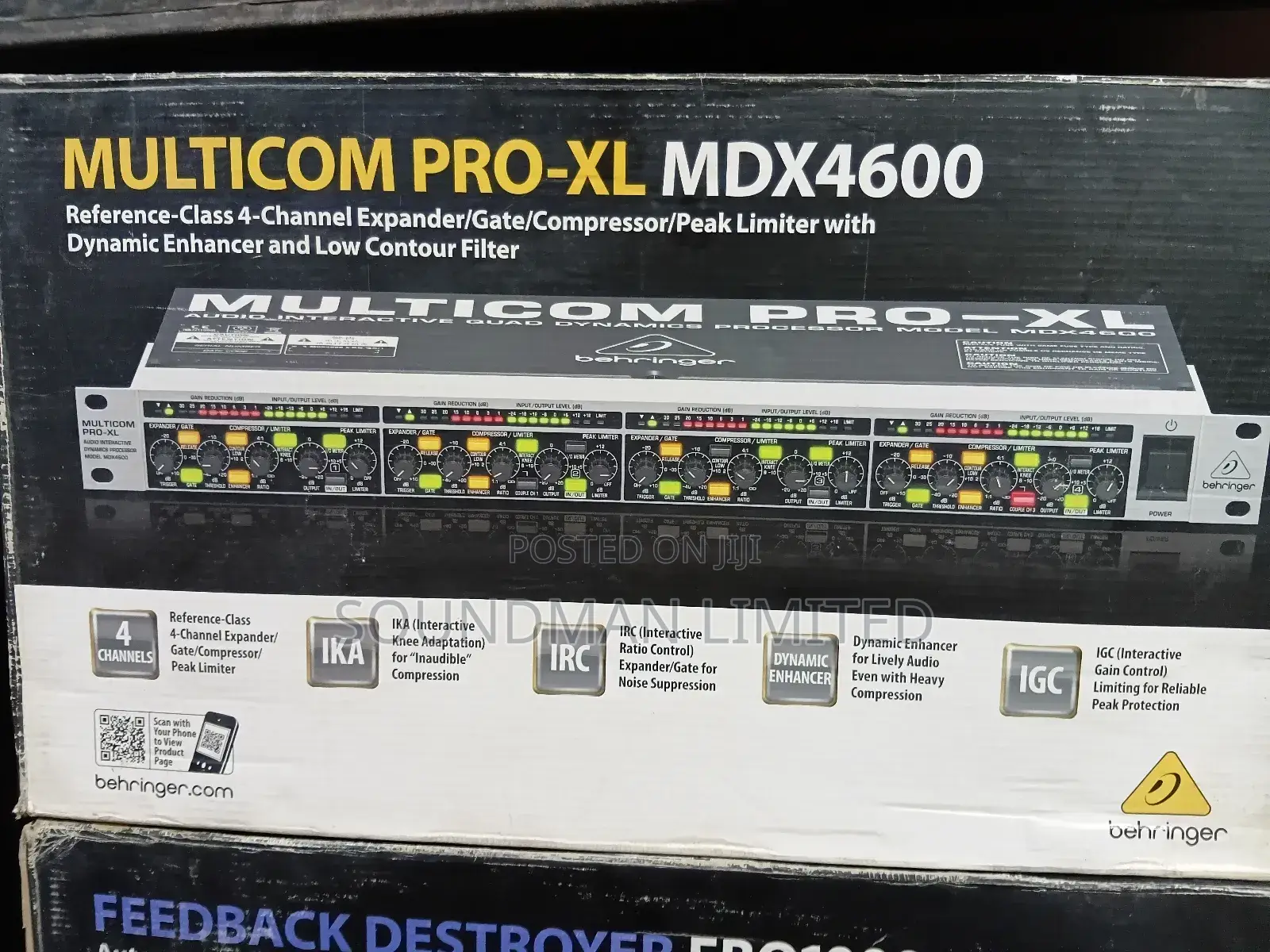 Behringer – Multicom Pro-Xl Mdx4600 Compressor