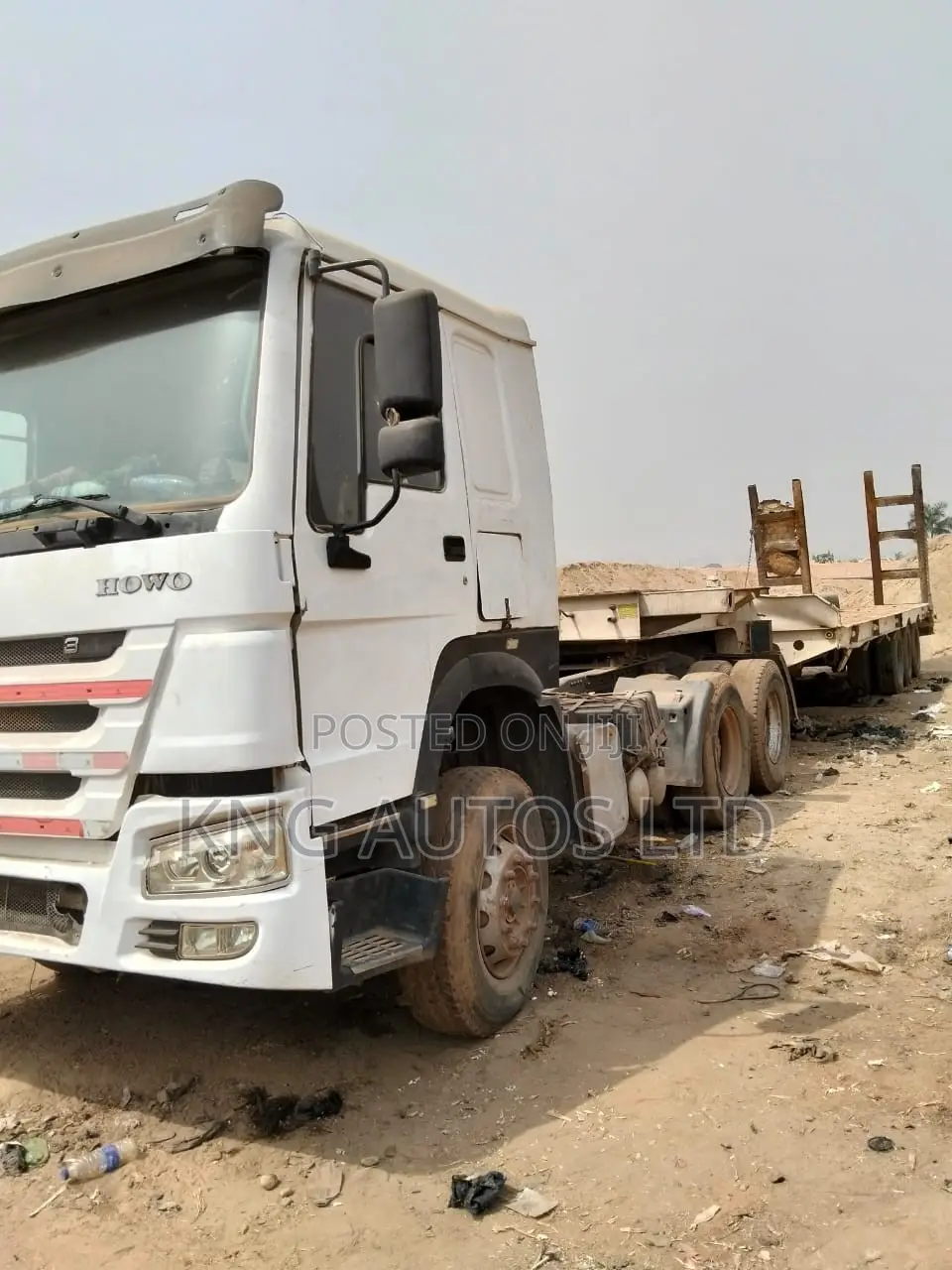 80 Tons Howo Lowbed Trailer