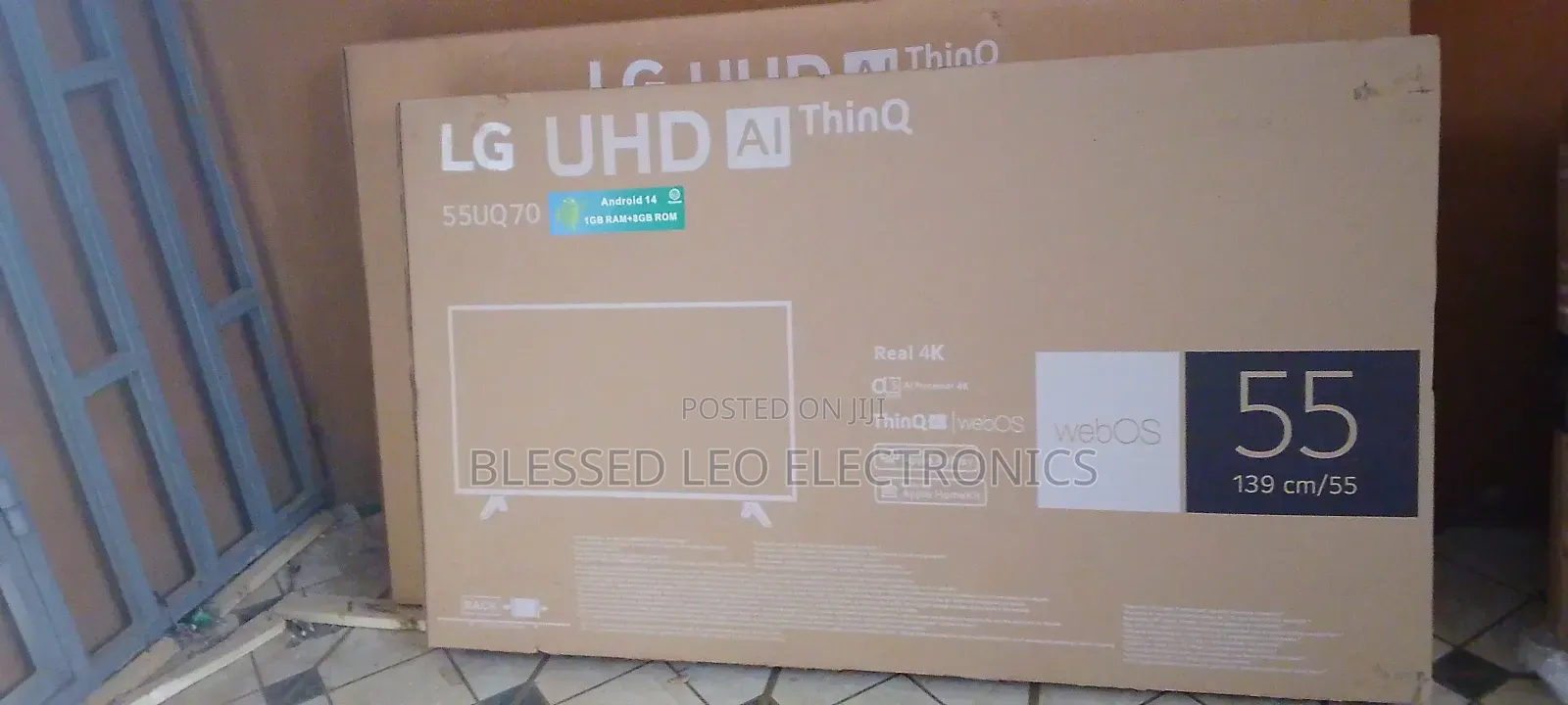 55 Inches With Clear and Features