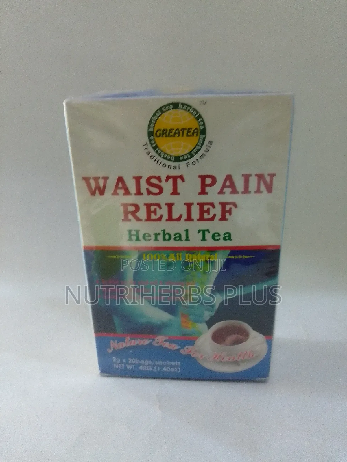 Greatea Waist Pain Relief Herbal Tea: For Waist Pain Relief