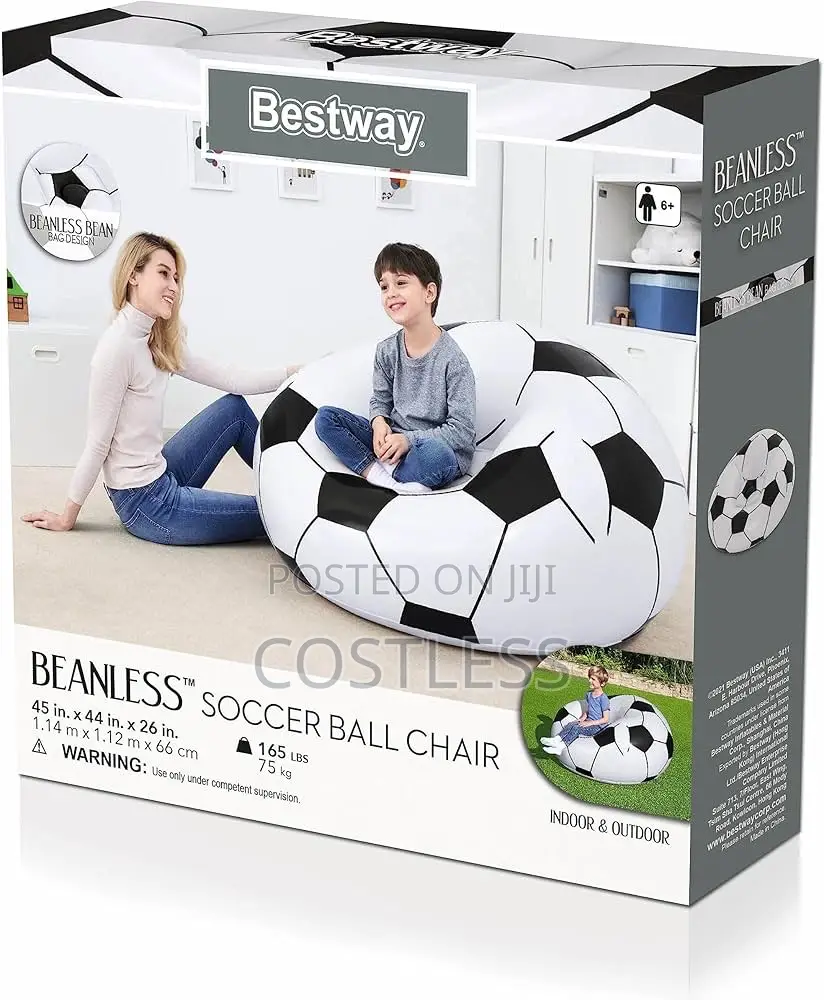 Bestway Beanless Inflatable Soccer Ball Chair.