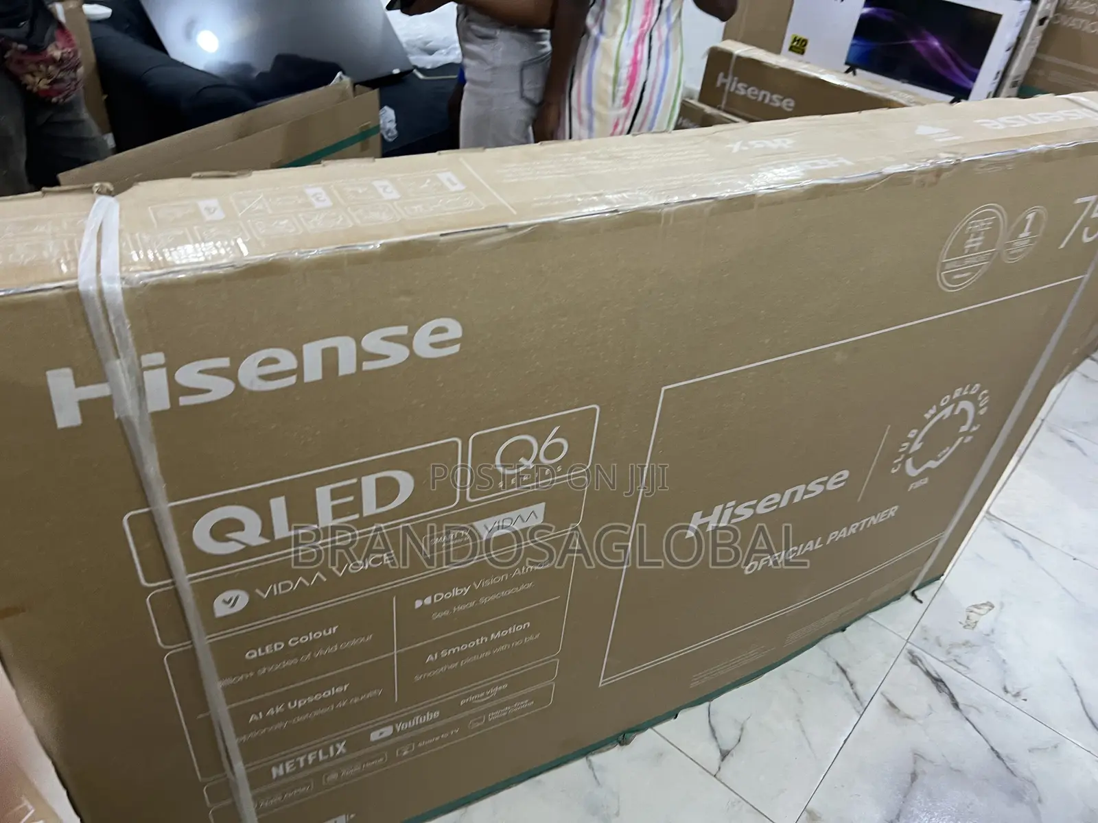 Hisense 75 Inch Qled Smart Tv for Gaming Setup (75q6q)
