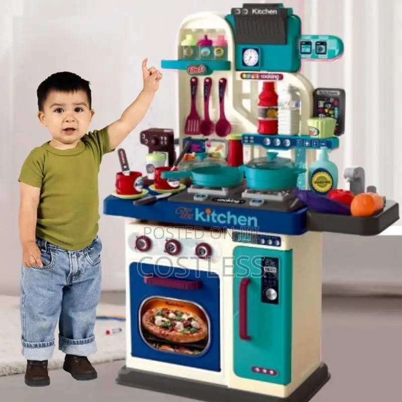 Deluxe Chef 53-Piece Kitchen Set, a Pretend Play Cooking Toy.