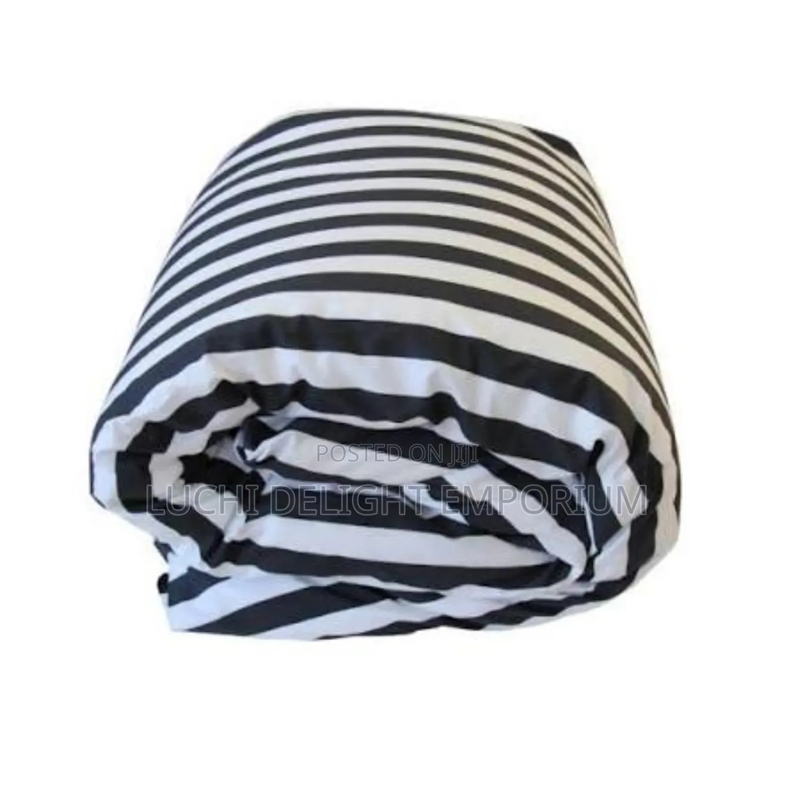 Delight Black and White Striped Duvet Only 6x6 (No Bedsheet Pillow)