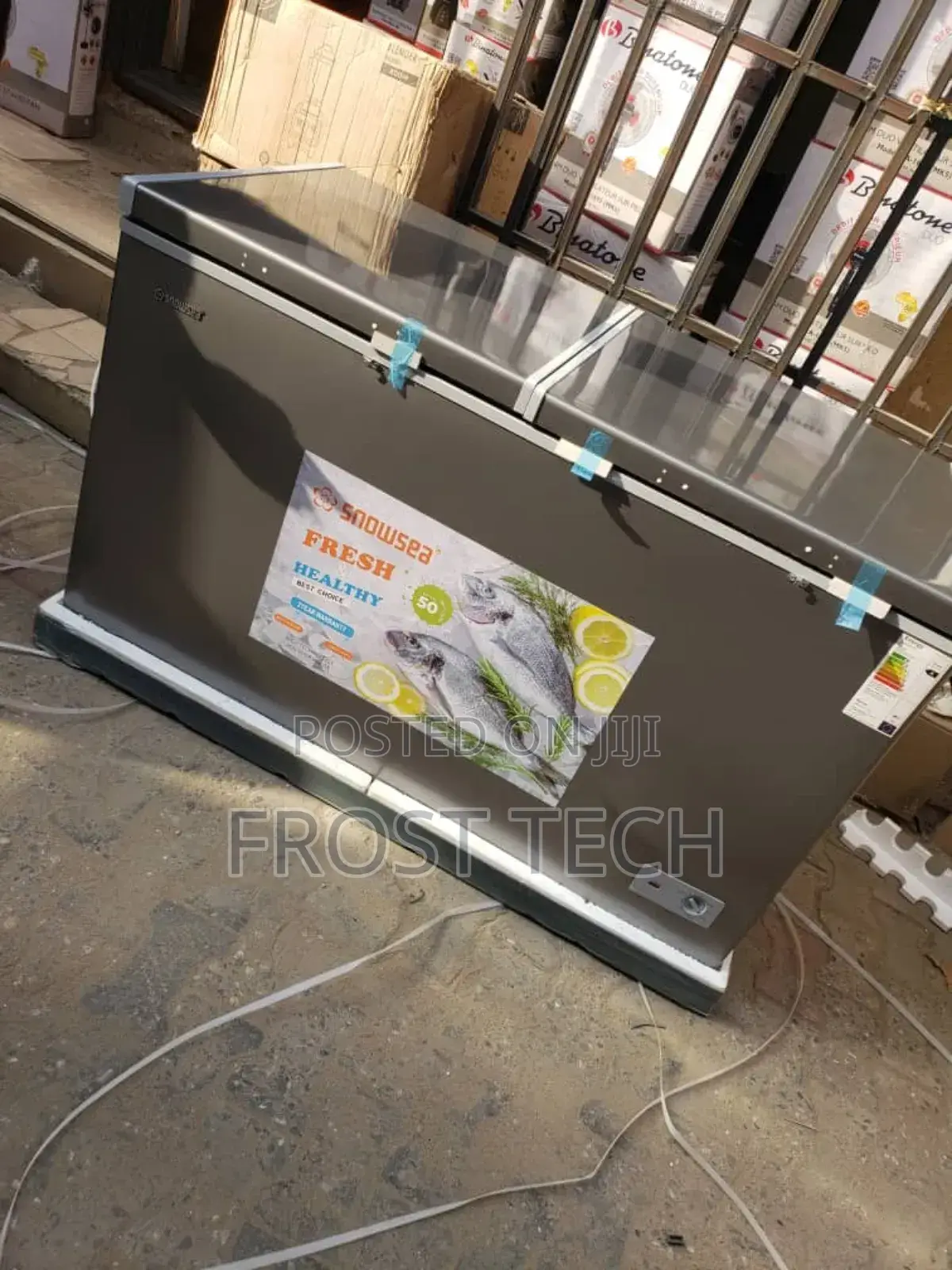 Snowsea Bd600g Double Door Chest Freezer
