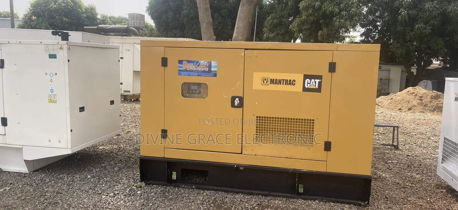 Used 100kva Mantrac Cat Diesel Soundproof Generator
