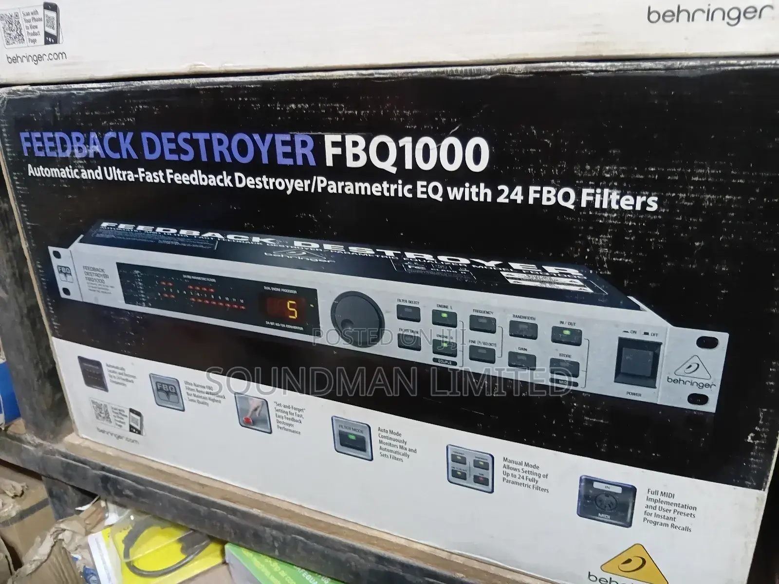 Behringer Feedback Destroyer Pro Fbq1000