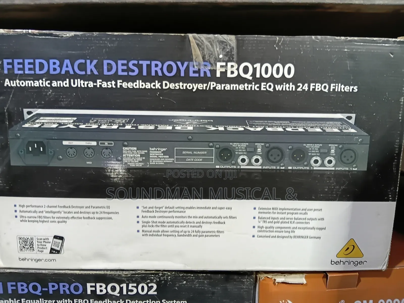 Behringer Feedback Destroyer Pro Fbq1000