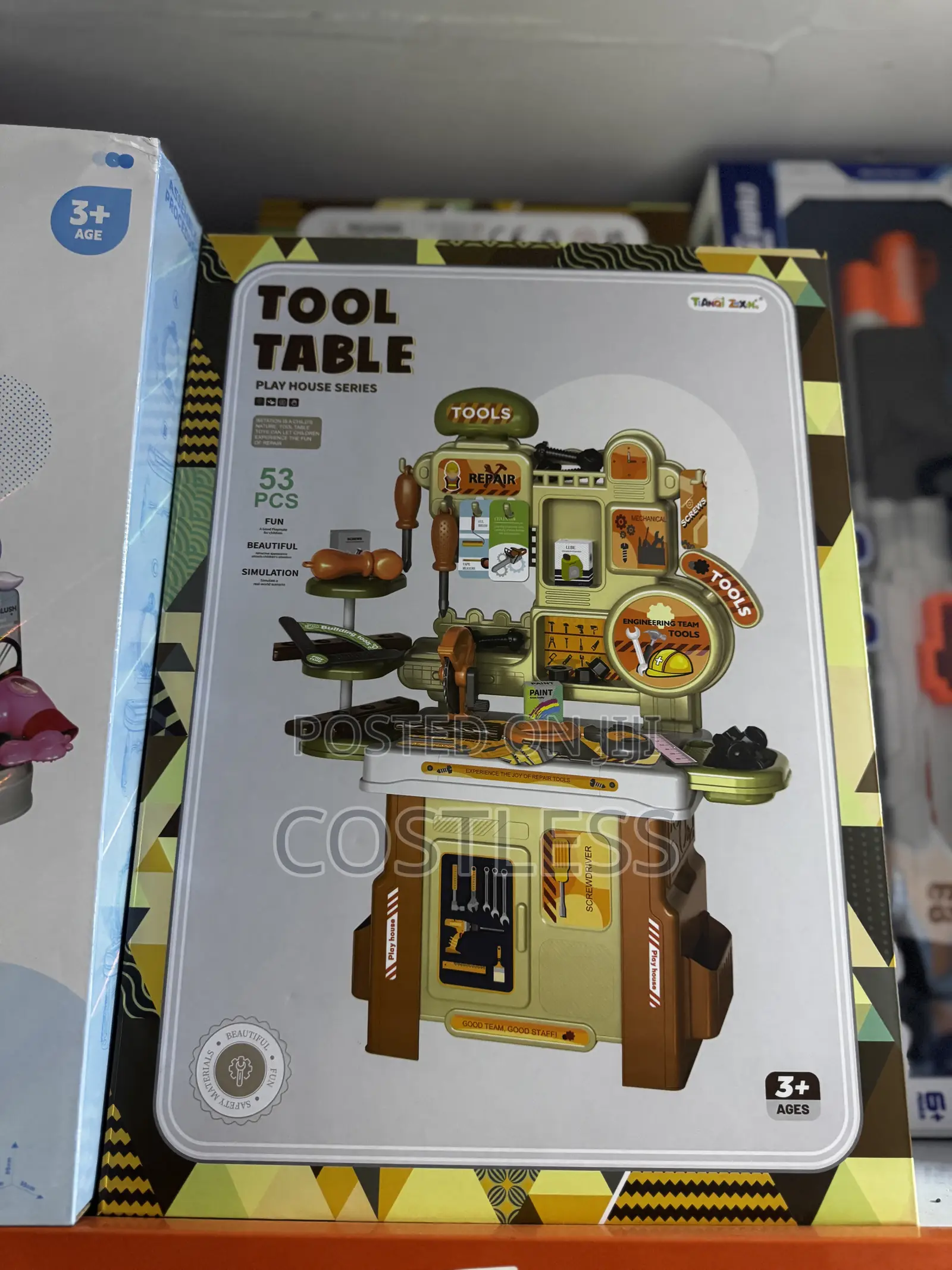 Children's Pretend Play Tool Bench Set