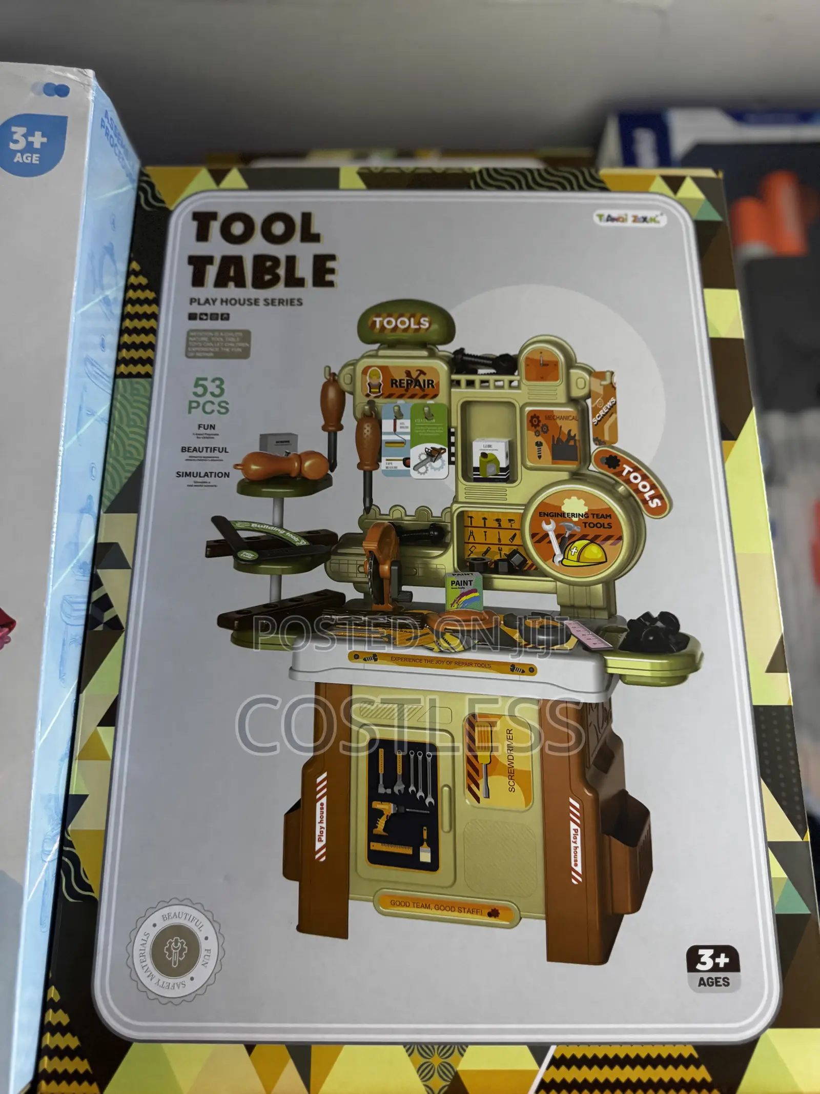 Children's Pretend Play Tool Bench Set