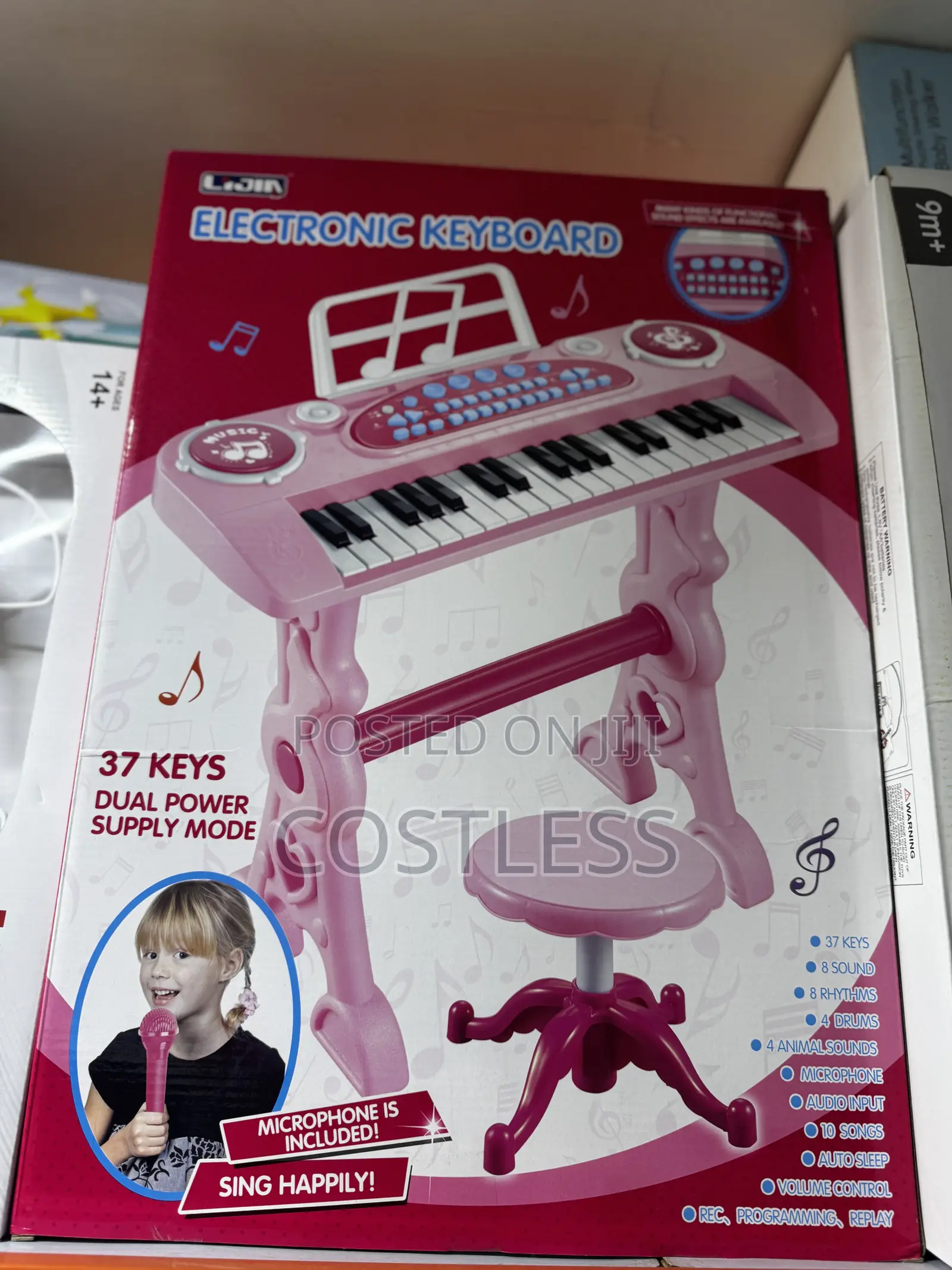 37-Key Electronic Keyboard Toy Set for Children.