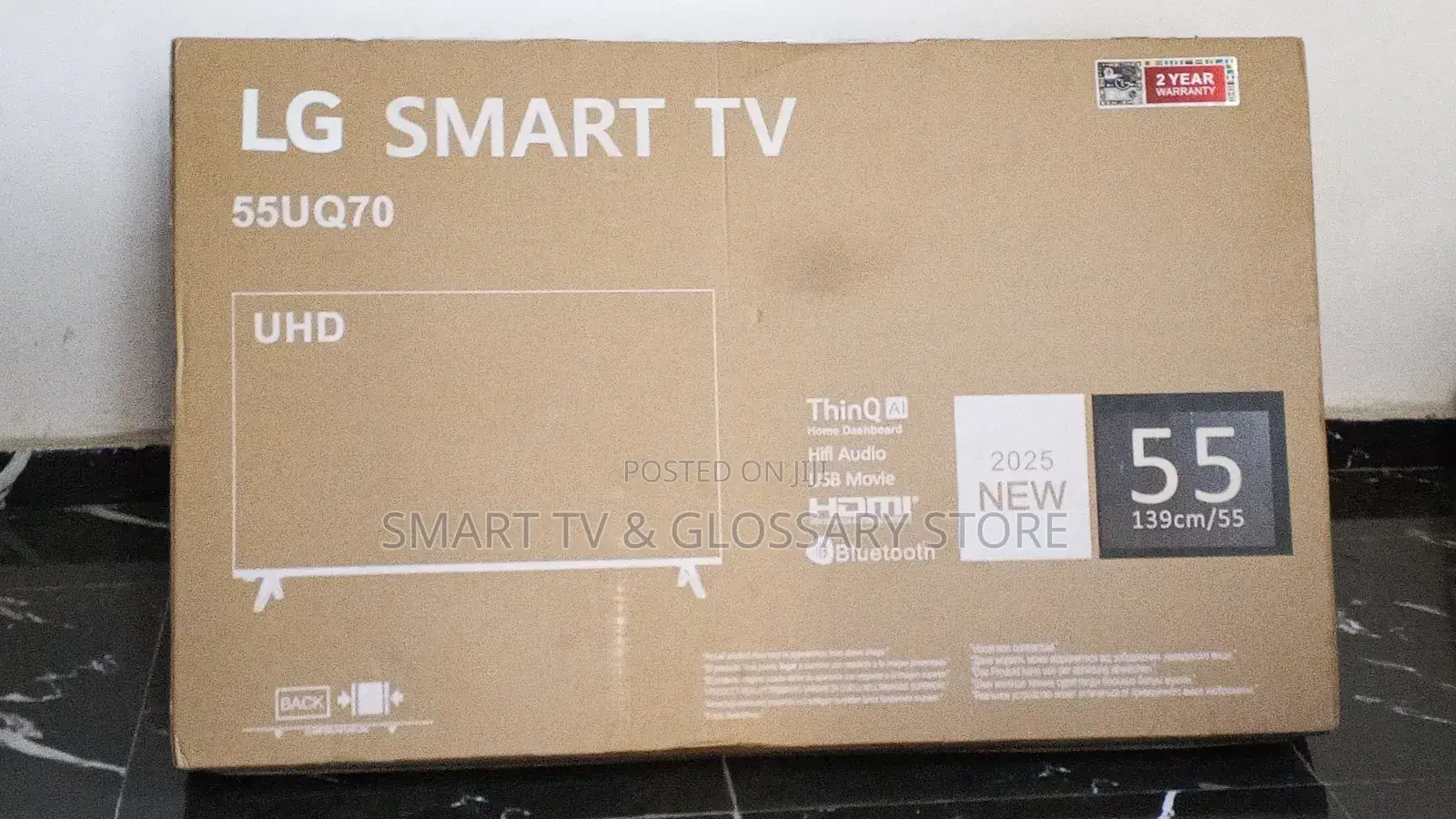 55 Inches Lg Smart Tv With Inbuilt Bluetooth Wifi Facebook And More