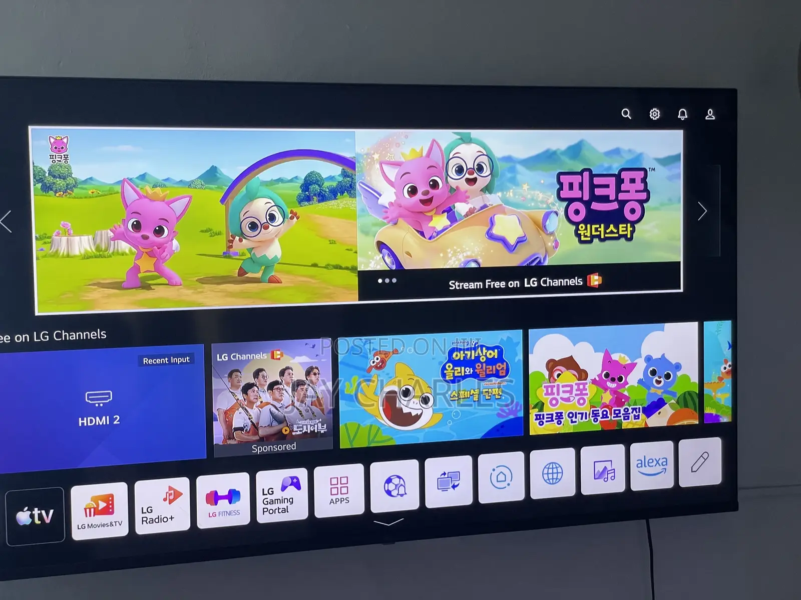 Lg 55 Inches Frameless