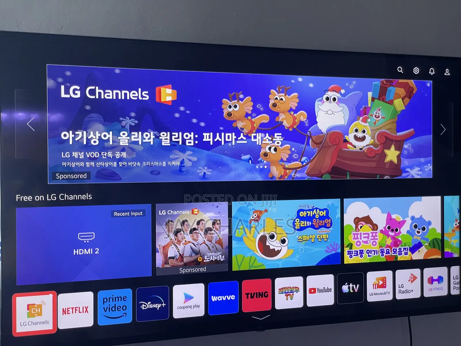 Lg 55 Inches Frameless