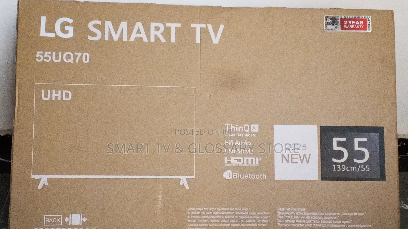 55 Inches Smart Tv With Upgraded 1gb Ram+8gb Rom