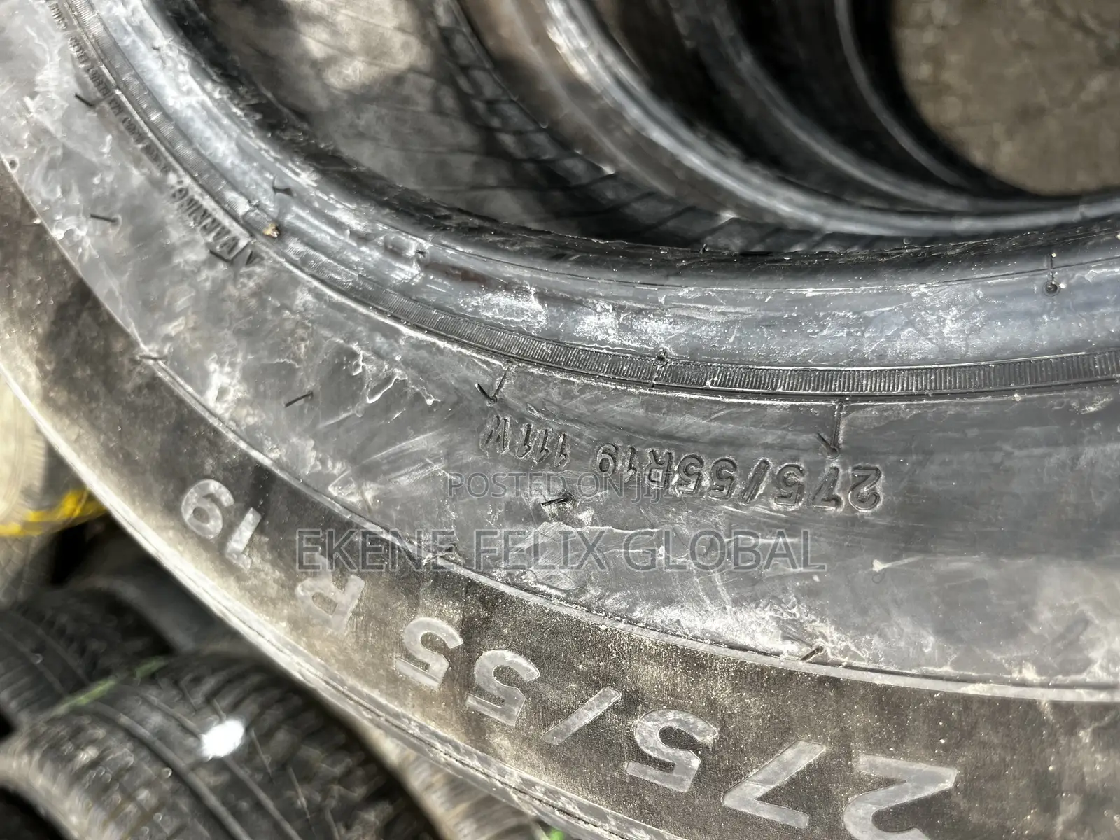 275/55/19 First Grade Michelin