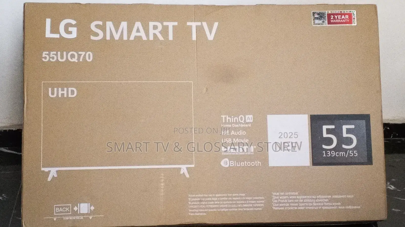 55 Inches With Inbuilt Bluetooth Netflix And More
