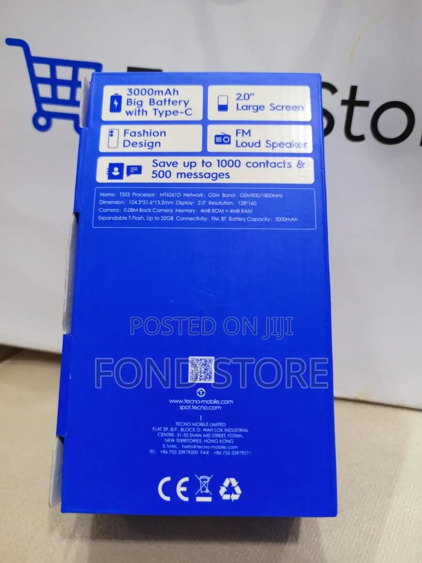 New Tecno T353 Green