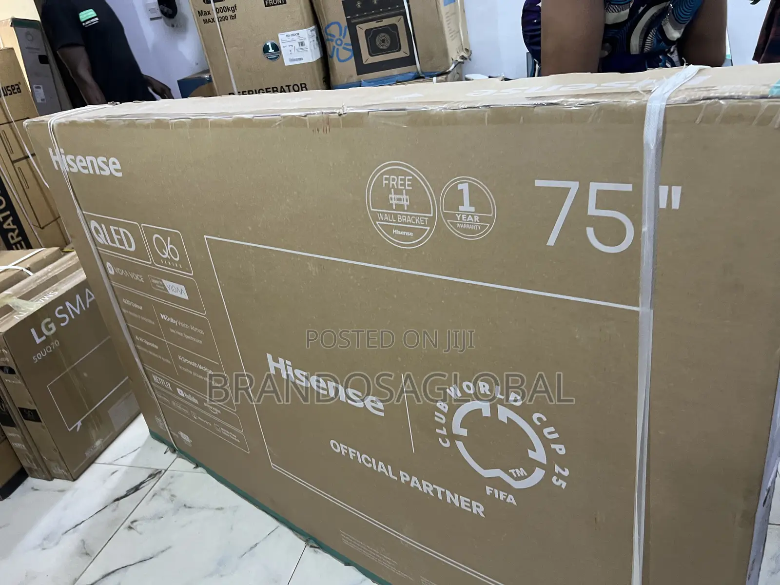 Hisense 75 Inch Qled Smart Tv With Strong Build Quality (75q6q)