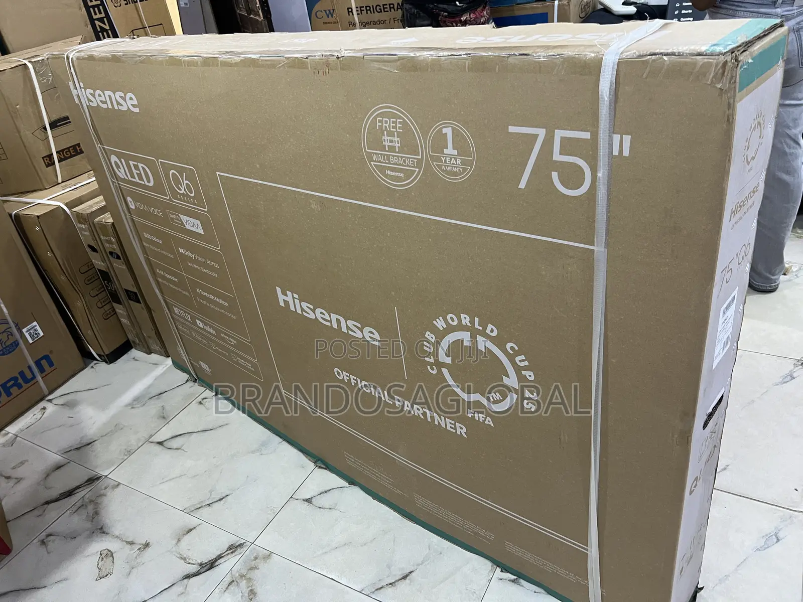 Hisense 75′′ Smart Tv With Ultra Hd Resolution (75q6q)