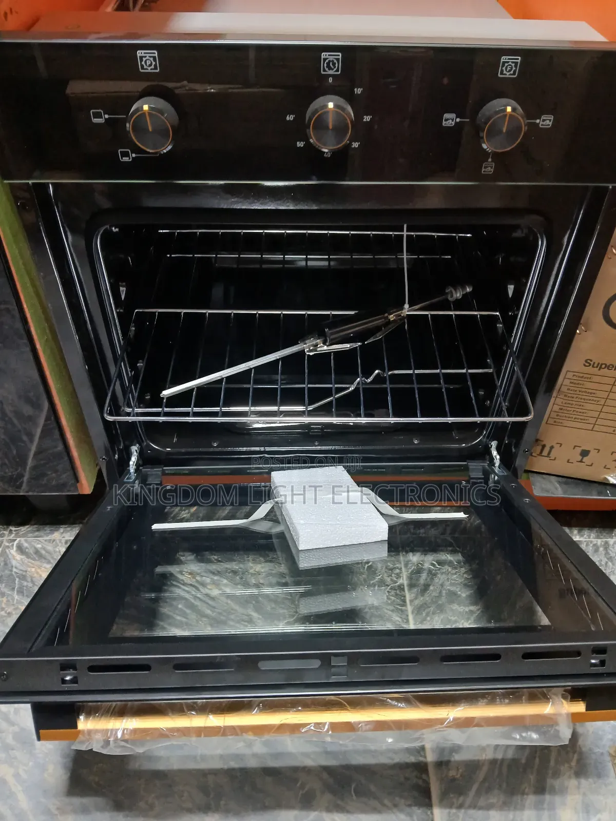 Beko Luxury Inbuilt Oven Electric Use Only 60x60cm 100% Copper