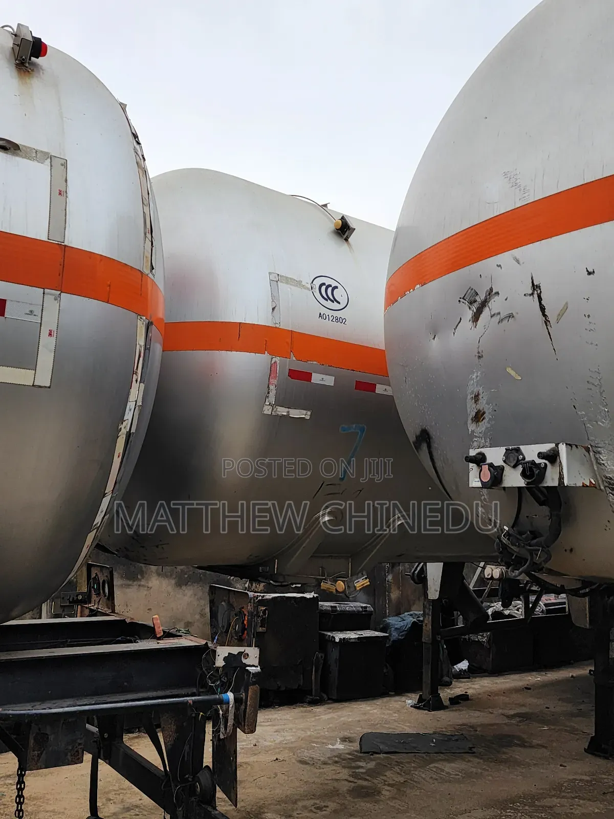 Clean Foreign LPG Gastank 24tons