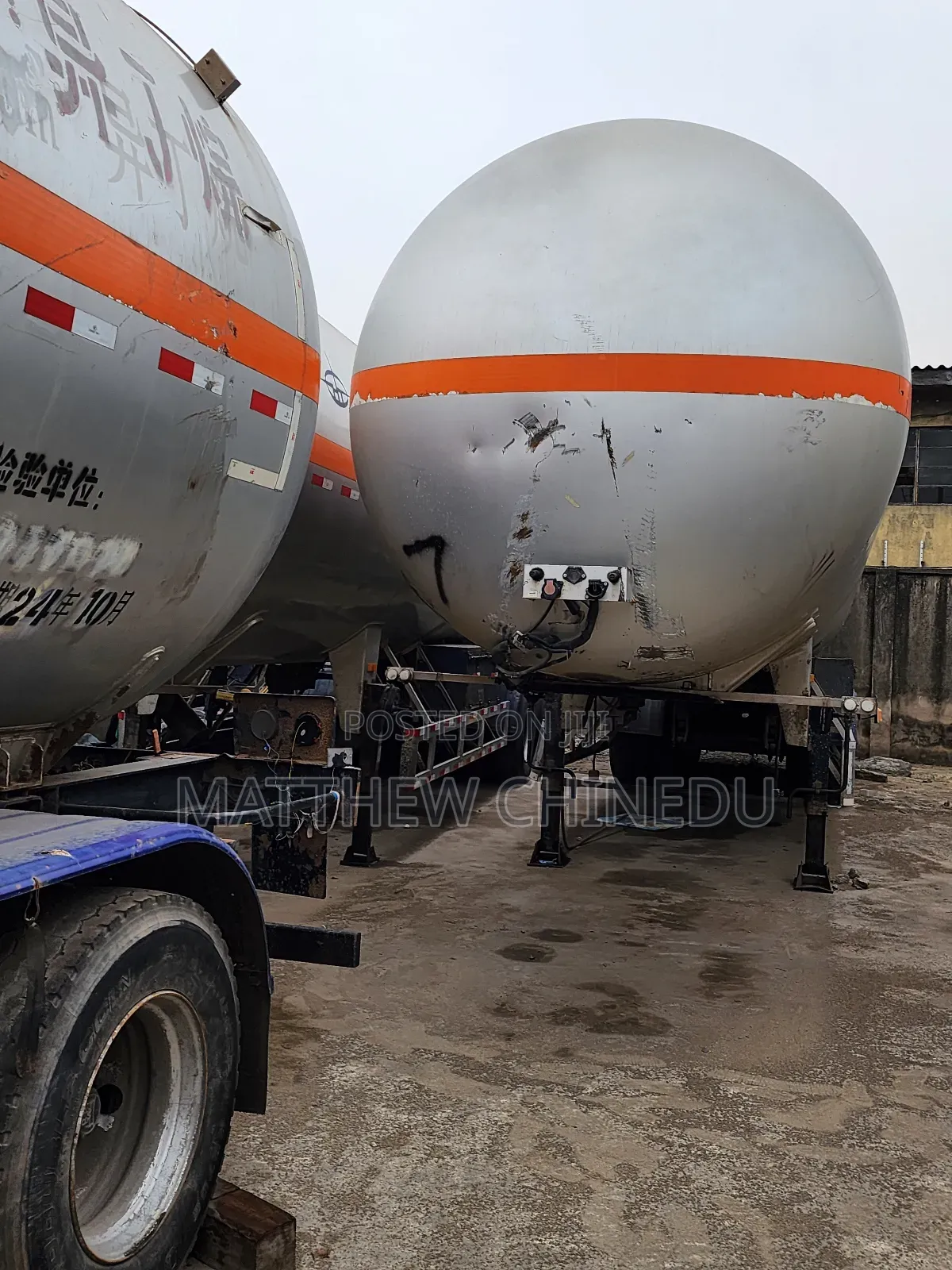 Clean Foreign LPG Gastank 24tons