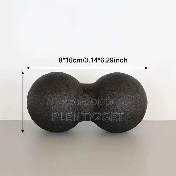 Fitness Massage Ball, Dual Long Rod Tennis Massager for Deep Tissue Ma