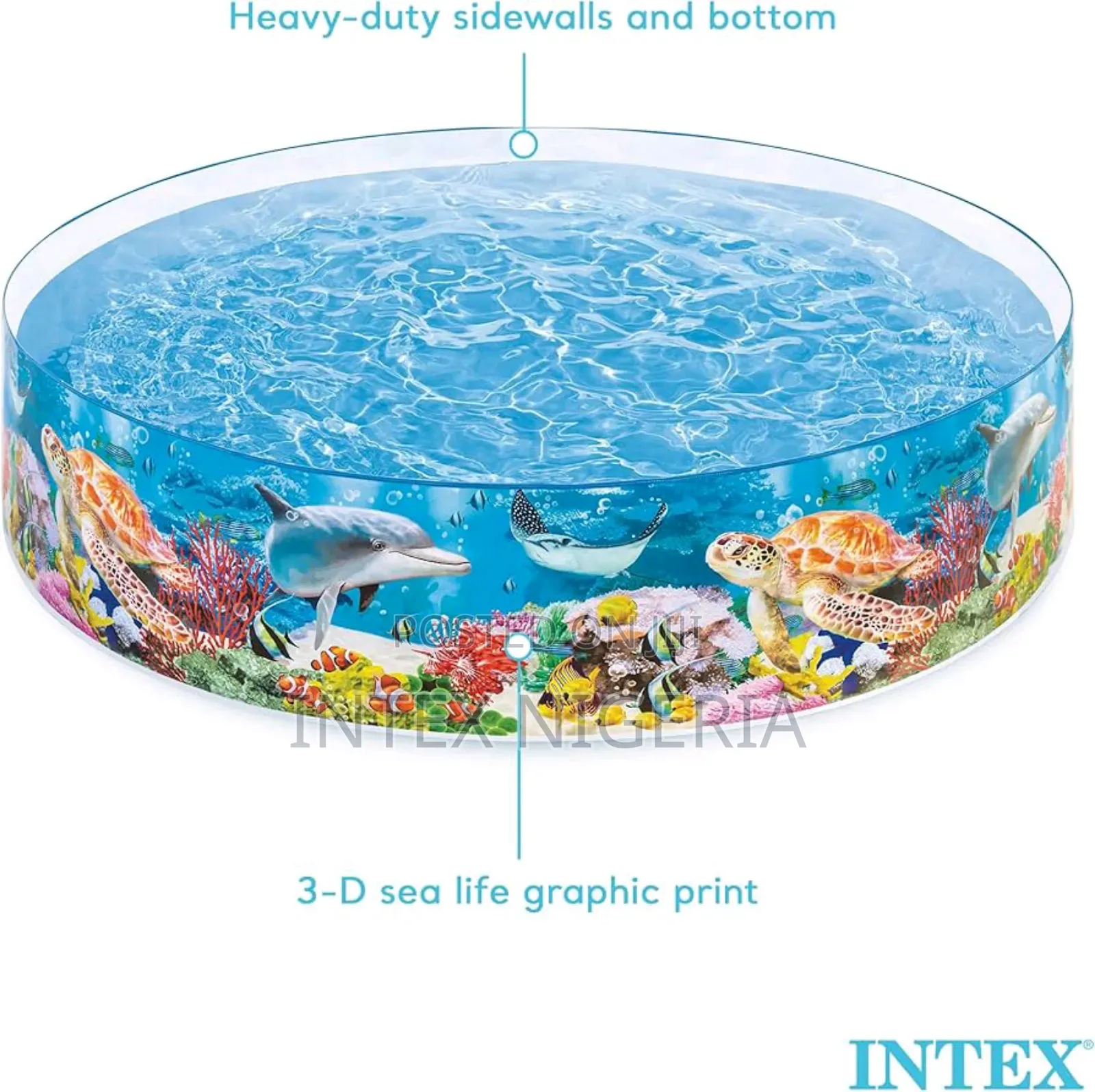 Intex Deep Blue Sea Snapset Kids Pool
