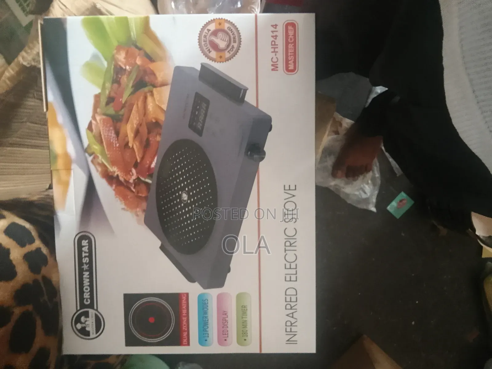 Crown Star Infrared Electric Stove (Mc-Hp414) - Brand New
