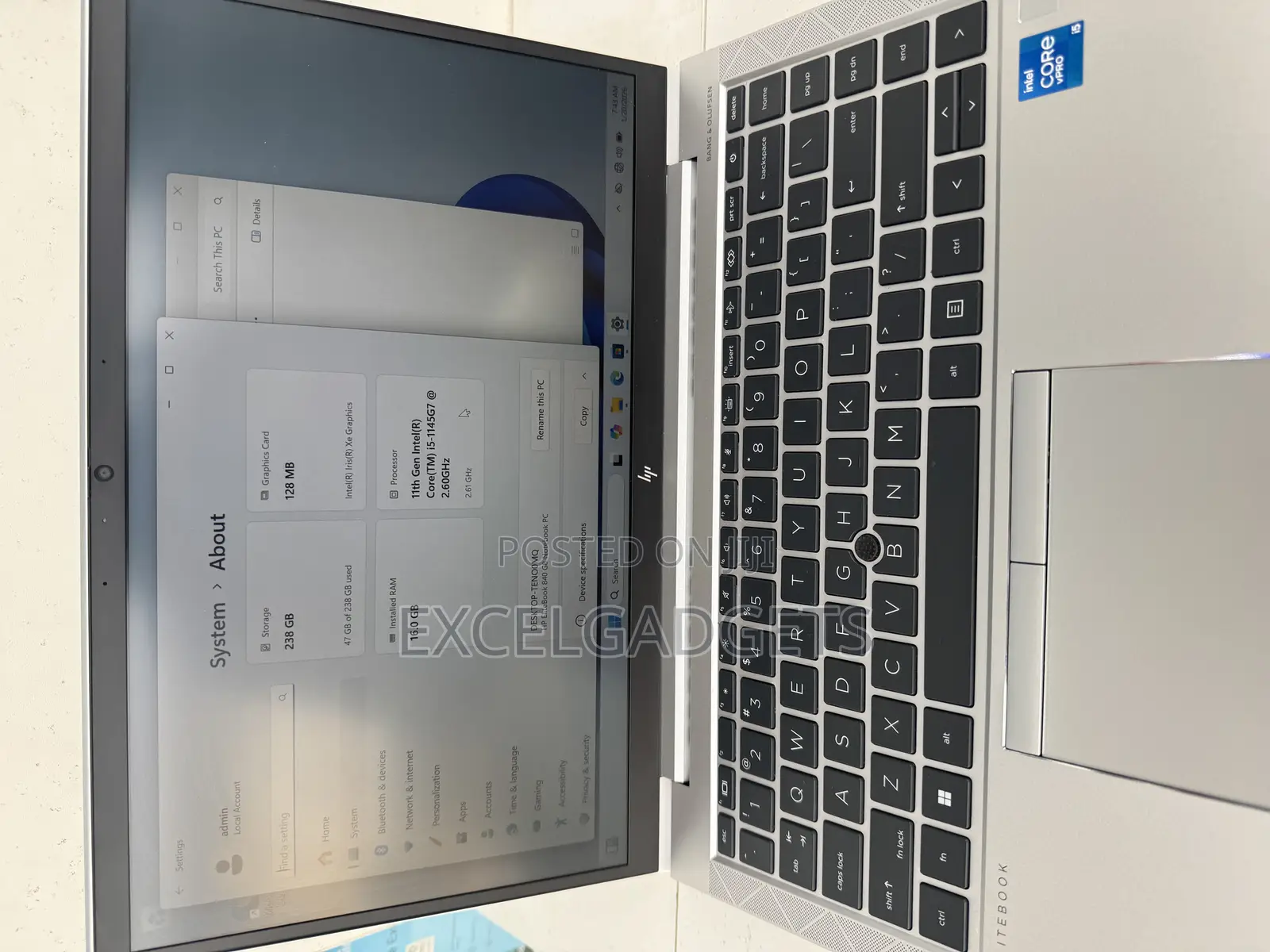 Laptop HP EliteBook 840 G8 16GB Intel Core I5 SSD 256GB