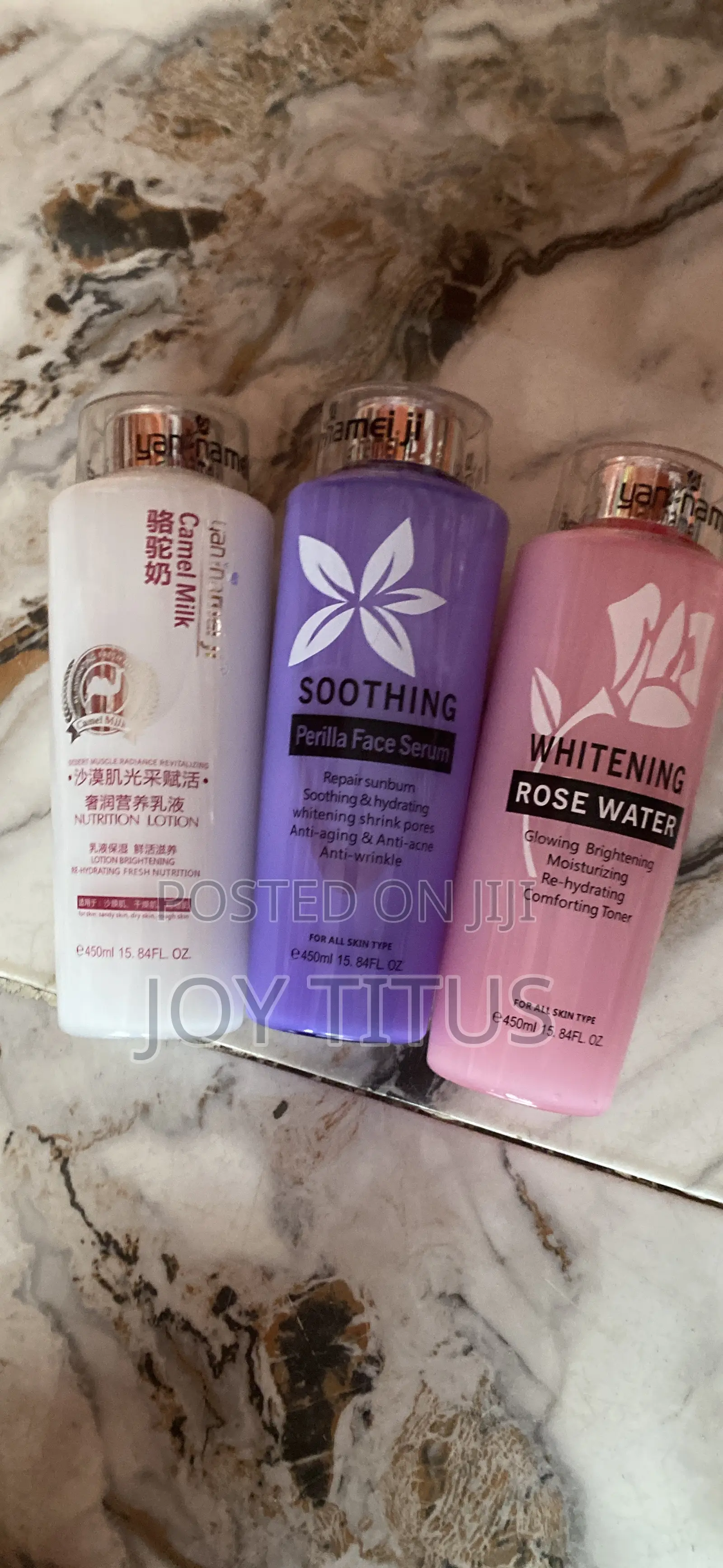 Yan Namei Ji Whitening Rose Water Glowing Toner