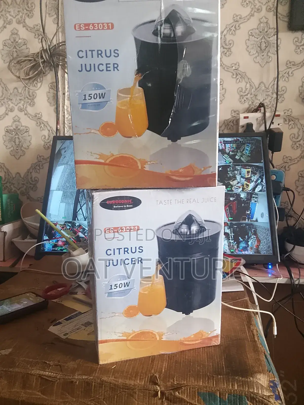 Eurosonic 150w Citrus Juicer (Es-63031) - Brand New