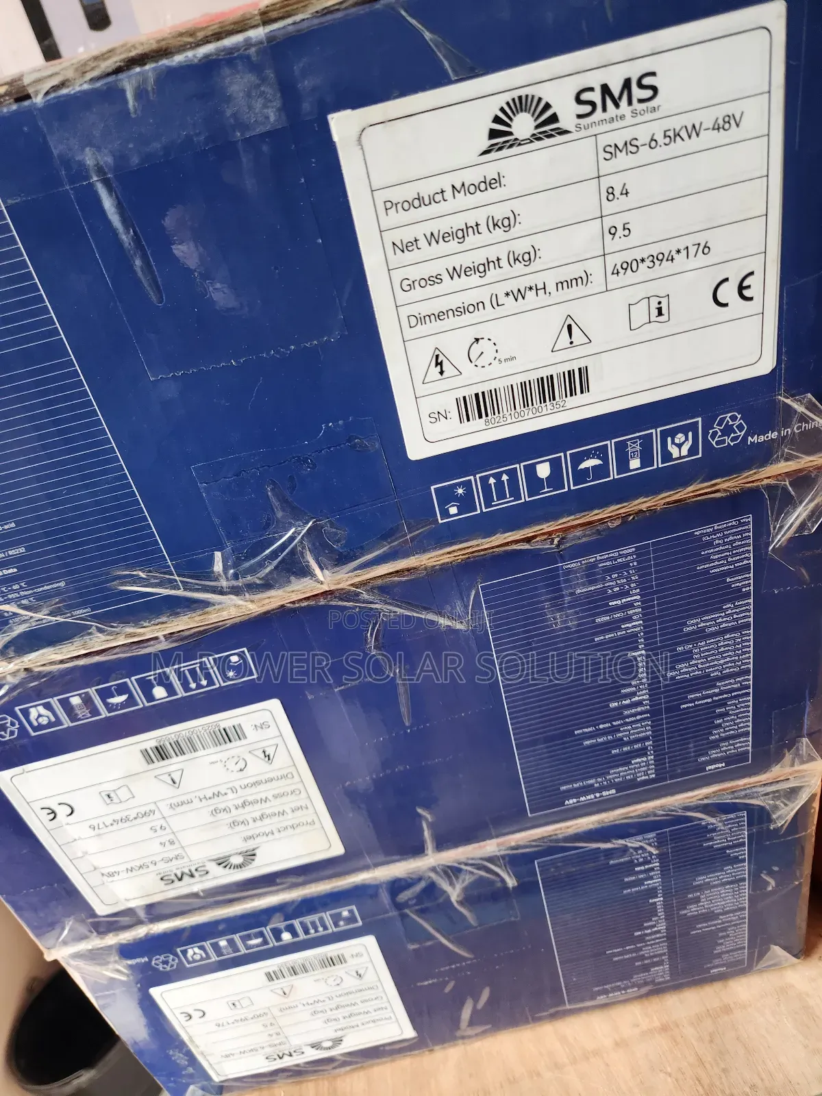 6.5kva 48v Sms Solar Inverter