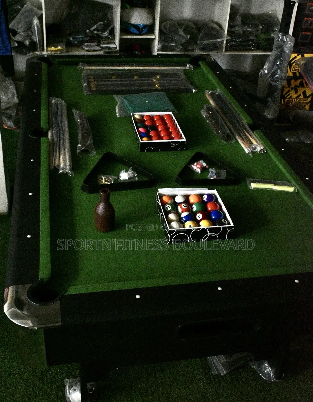 Quality Marble 8ft Foreign Snooker Board With Full Accessories
