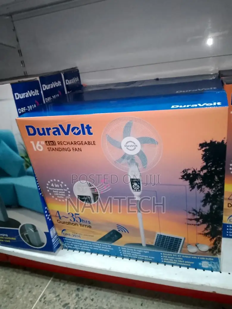 Duravolt 16'' Rechargeable Fan DRS-2916