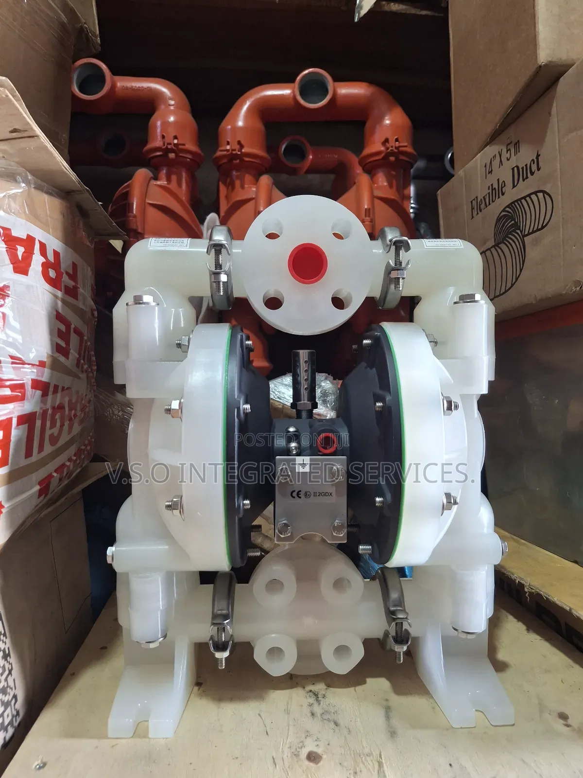 1" Aro (Ingersoll-Rand) Teflon Double Diaphragm Pump