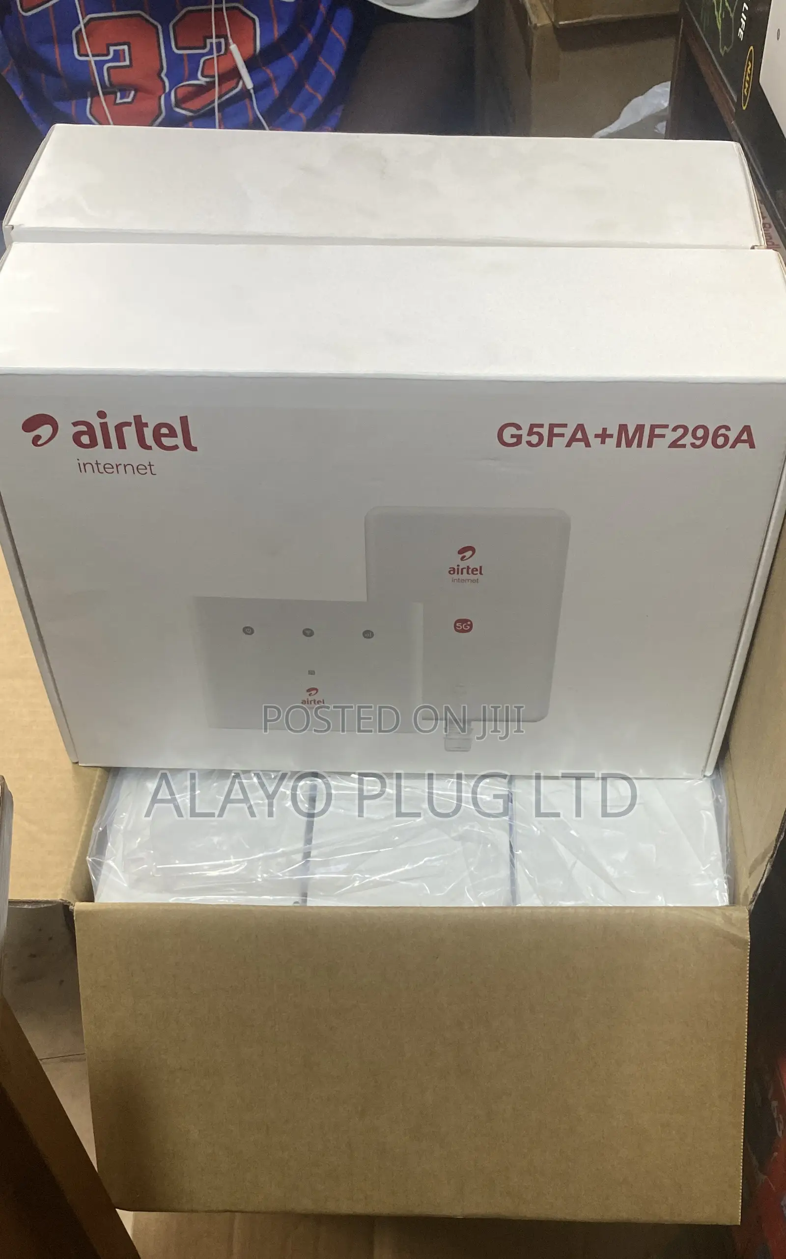 Airtel Outdoor Indoor 5g Router Set