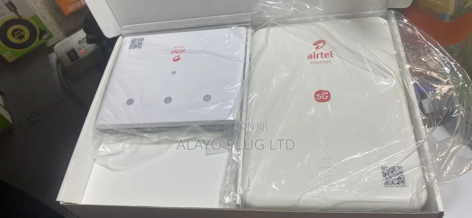 Airtel Outdoor Indoor 5g Router Set