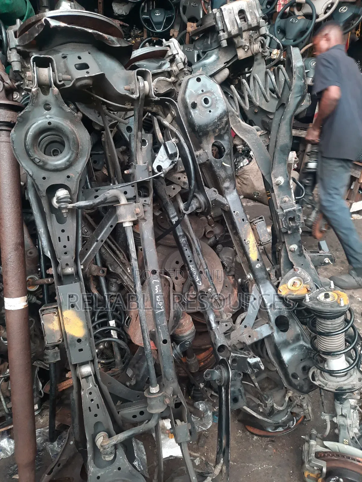 Complete Back Beam for Ford Focus, Mazda 3 and Mazda 5